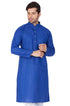 Men's Blue Linen Kurta